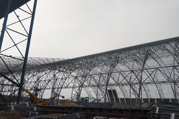 施工中的沙鋼淮鋼分廠